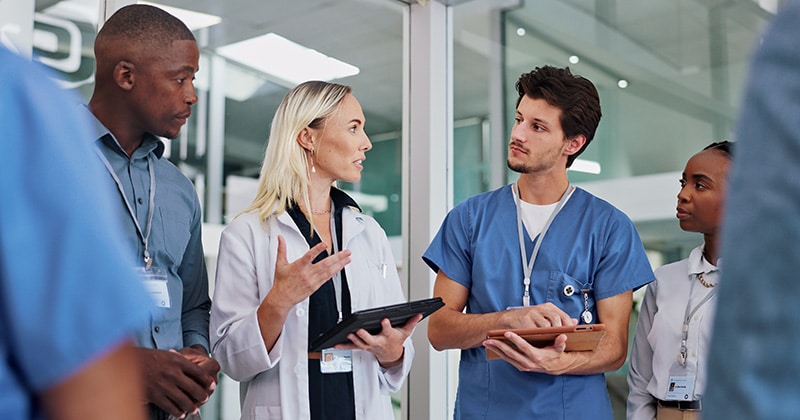 Physician optimizing practice workflow to meet MIPS 2025 standards